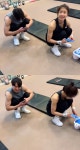 이시영X주원, `근육질 팔뚝`으로 휴대폰 하는 운동메이트
