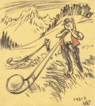 케이옥션, 운보 김기창의 `세계일주` 그림 43점 경매