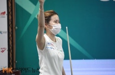 ‘포켓볼金’ 김진아, 하이런8점으로 3쿠션 전국대회 첫 우승