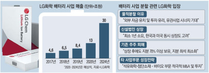 개미 달래는 LG화학 배터리社 지분70% 유지