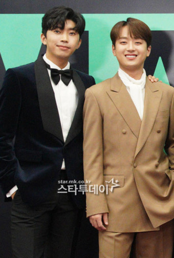 [포토]임영웅-이찬원, MMA 처음이야