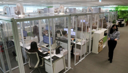 [포토] 코로나 시대의 특별한 사무실, 1인 클린스페이스