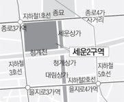 낡은 인프라 놔둔채…세운2구역 결국 난개발