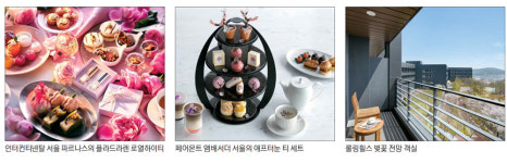 [히트상품] 비대면 꽃놀이·벚꽃 라테…호텔로 봄소풍 떠나요