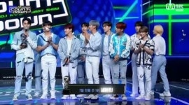 세븐틴, ‘엠카’ 1위...‘활동 중단’ 에스쿱스 부르며 앙코르