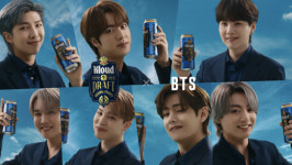 BTS 모델 기용하자 월 평균 40억 매출 올리는 클라우드 맥주