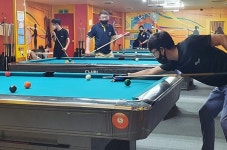 [포토] 포켓볼리그에 참가한 포사모팀