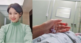 싱글맘 정가은, 병상에서도 딸 걱정...“짐 되면 어떡하나”