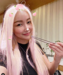 8kg 증량낸시랭, 핑크 헤어도 찰떡 힘들지만 즐거운 연휴였길