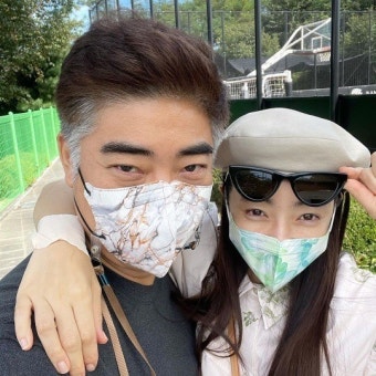 '김수미 며느리' 서효림, 남편 정명호와 '닮은꼴' 셀카