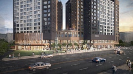 KCC건설, 체류시간 높은 스트리트 몰 광명 루미에르 공급