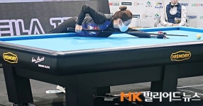 ‘女3쿠션1위’ 김진아 태백산배3쿠션 우승…전국대회 2연속 정상