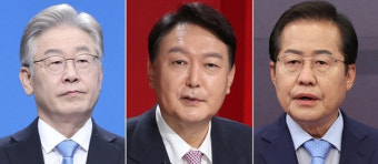 차기 대통령 감은? 이재명 26% 윤석열 24% 홍준표 15% 유승민 3%