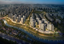 원천리천 인접 영통 롯데캐슬 엘클래스 단지 내 상가 이달 청약 접수