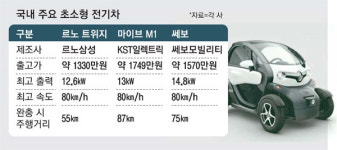 미니 전기차, 유럽·中서 돌풍…韓서는 미풍
