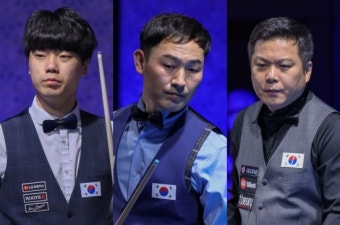 김행직 최완영 서창훈, 세계3쿠션선수권 32강 진출