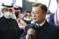 삼성물산 자랑스럽다…문 대통령, 사우디에서 이 말만 다섯번 외쳤다