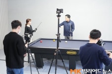 ‘당구판 美女와 야수’ 차명종·김진아 환상의 케미 ‘빌리퀸’