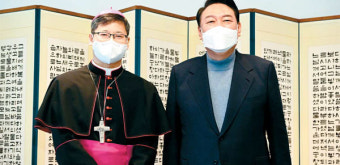 [포토] 정순택 대주교 만난 尹당선인