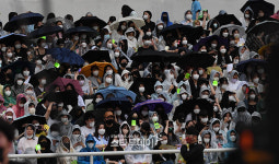 [포토]빗속 즐기는 대면 드림콘서트