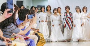 [포토] 시니어 모델들의 패션쇼