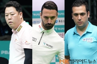 ‘우승후보’ 강동궁 카시도코스타스 사파타 나란히 16강 진출[하나카드PBA]