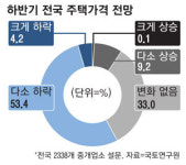 중개업소 58% 하반기 집값 떨어질 것