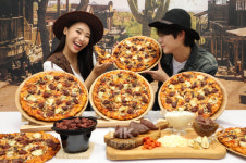 [포토]도미노피자, 와일드 와일드 웨스트 스테이크 피자 출시