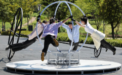 [포토] 서커스 페스티벌 시범 보이는 아티스트들