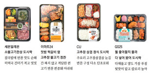 떡갈비 옆에 불고기, 고기말이…5천원 도시락 비교해보니 [기자평가단]