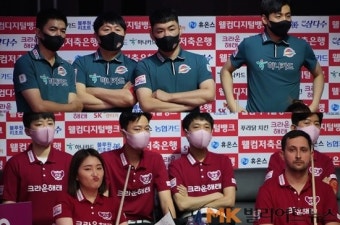 ‘선두권’ 하나카드, 크라운해태 나란히 패배…PO직행 경쟁 ‘안갯속'