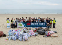 SGC솔루션, 해양수산부 반려해변 사업 참여해 원산도해수욕장 입양 및 정화활동 전개
