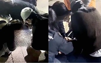 심폐소생술에 동공반응 확인까지...쓰러진 행인에게 달려온 女 삼총사