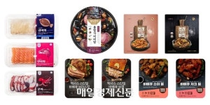 광어회부터 통삼겹 바베큐까지…CU 홈파티 안주 10종 출시