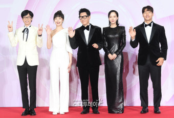 [포토]유재석-전소민-지석진-송지효-김종국, 런닝맨 포에버