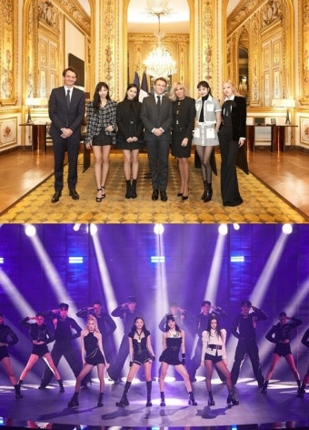 블랙핑크, 프랑스 영부인 주최 자선 콘서트 참여...피날레 장식