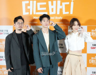 [포토]영화‘ 메리 마이 데드바디’ 주역들 내한