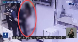 “비키니 벗고 유리문 핥고”…파출소 난동女의 충격적 실체