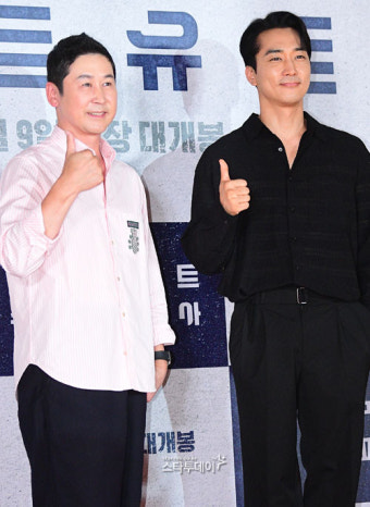 [포토]신동엽-송승헌, 영화관 데이트