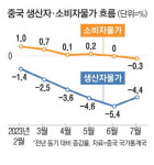 中 CPI 마이너스 전환 …'D의 공포' 성큼