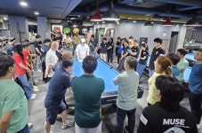 20여년만의 타이틀스폰서 포켓볼대회 ‘청양건업배’에 136명 몰렸다