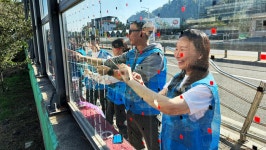 ‘새 충돌 더는 없기를’…BEP, 양양서 ESG활동