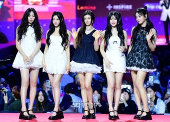 [포토]뉴진스, 가요대전 두 번째