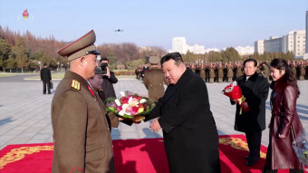 김정은, 주애와 ‘건군절’ 국방성 방문…“한국은 제1적대국” 재확인