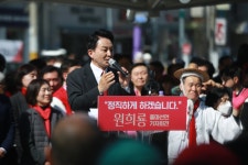 원희룡, 이재명 겨냥 “정직한 정치 하자”...이천수 등 1000명 모여 출마 선언식