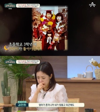 ‘6세 데뷔’ 김민희 “혼자 남은 母 위해 힘들어도 일해야 했다” (‘금쪽 상담소’)