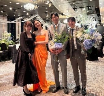 ‘박주호 아내’ 안나, 건강한 근황… 김진경김승규 결혼식 참석