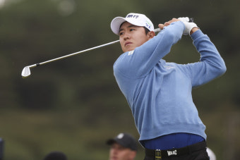 송영한, 디오픈 첫날 공동 18위…우즈 8오버파 부진