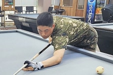 군 입대 한달 ‘3쿠션 기대주’ 정재인 “1년5개월 후 더 단단해져 돌아오겠습니다”