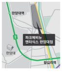 텅 빈 쇼핑몰 엔터식스 한양대점, 대형 오피스로